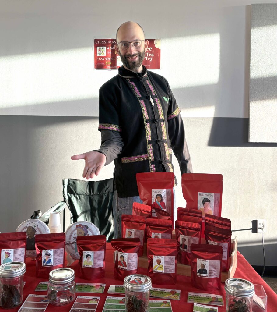 Purcraftea in Indy Winter Farmers Market