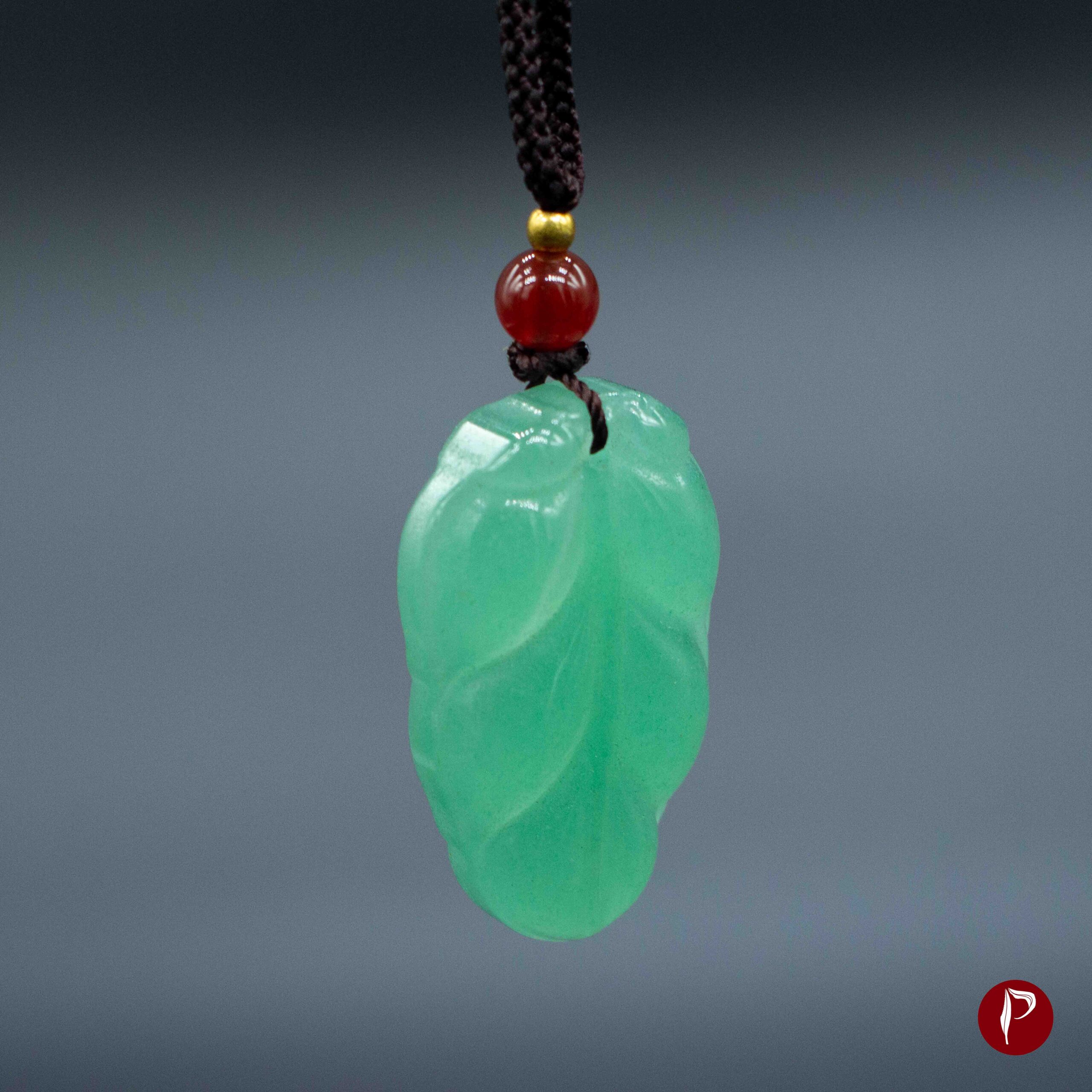 Tea Whisper Jade Necklace 02