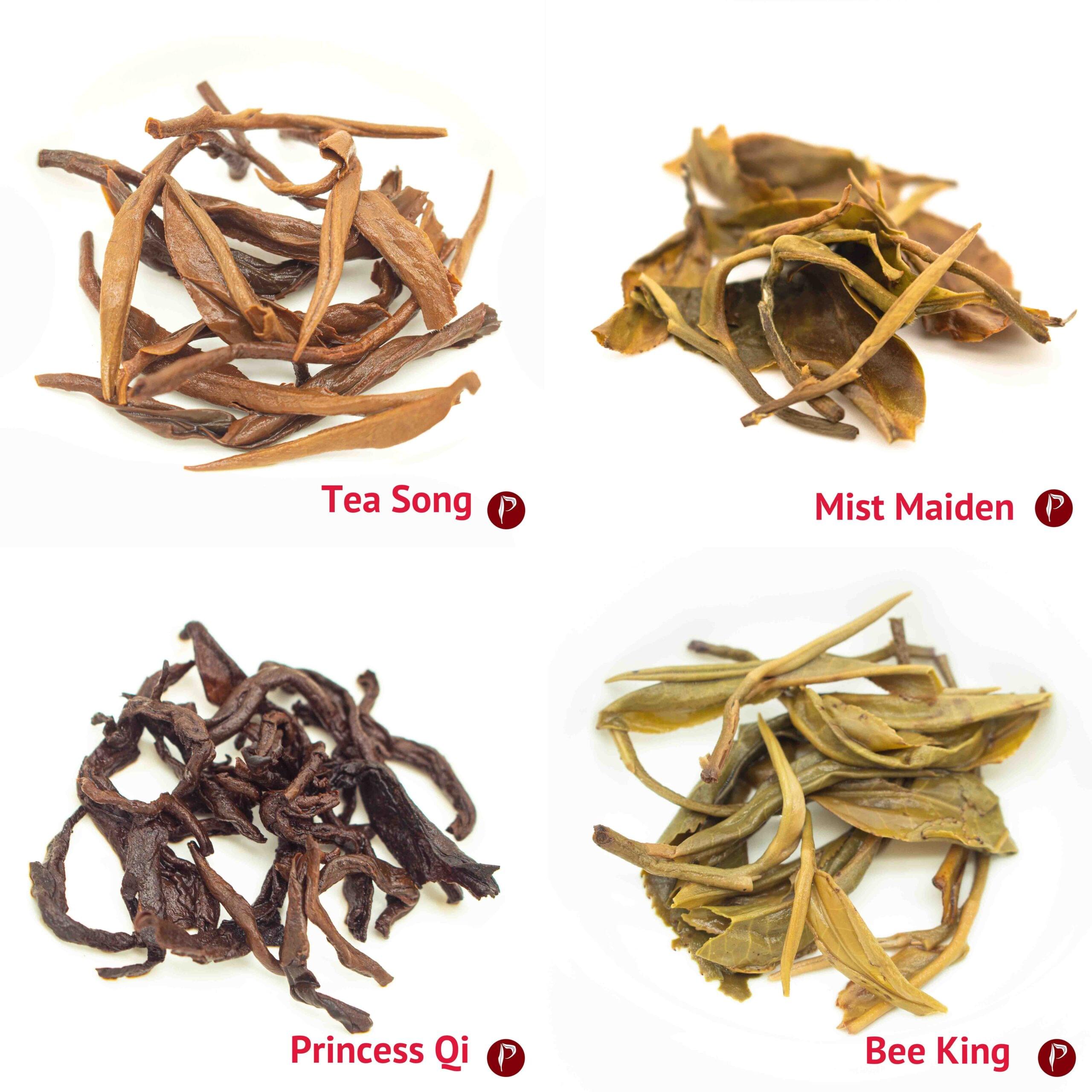 Steeped Leaves Purcraftea Tea Sampler Box Set Black Tea White Tea Raw Puerh Ripe Puerh Sheng Shu On Sale Now $56